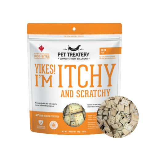 Yikes! I'm Itchy and Scratchy -  Nutra Bites Skin & Coat Dog Biscuits 240g - Rocky Mountain Dog