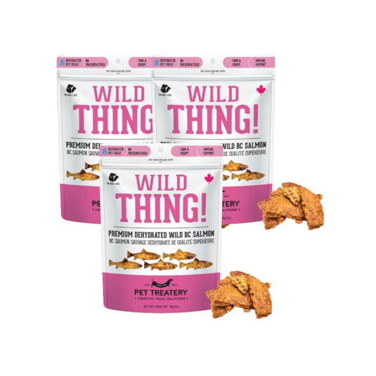 Wild Thing - Premium Dehydrated Wild Salmon Treat For Dogs 85g - Rocky Mountain Dog