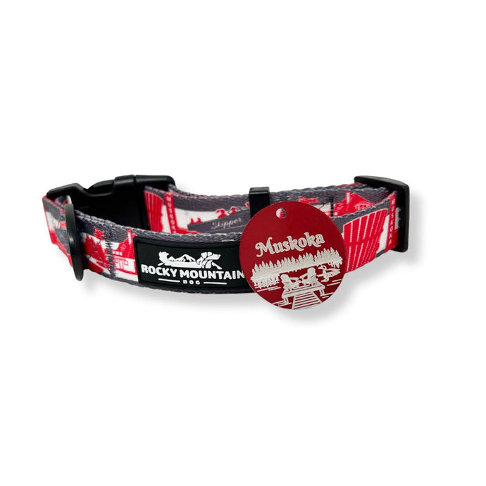 RMD Collar & Red Aluminium Tag Set Cont.