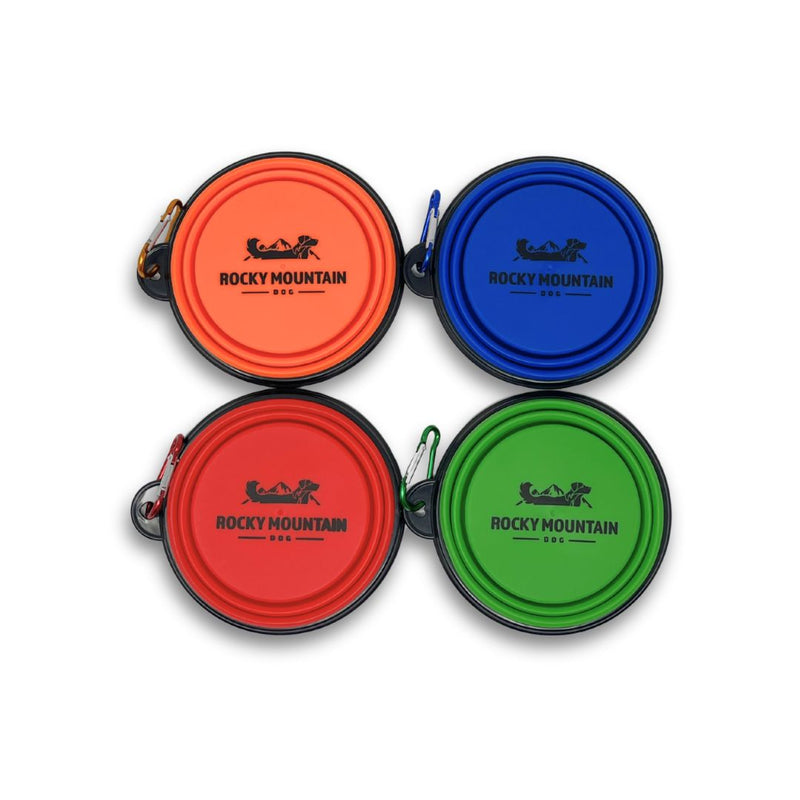 Load image into Gallery viewer, Collapsible Silicone Dog Bowl - Rocky Mountain Dog
