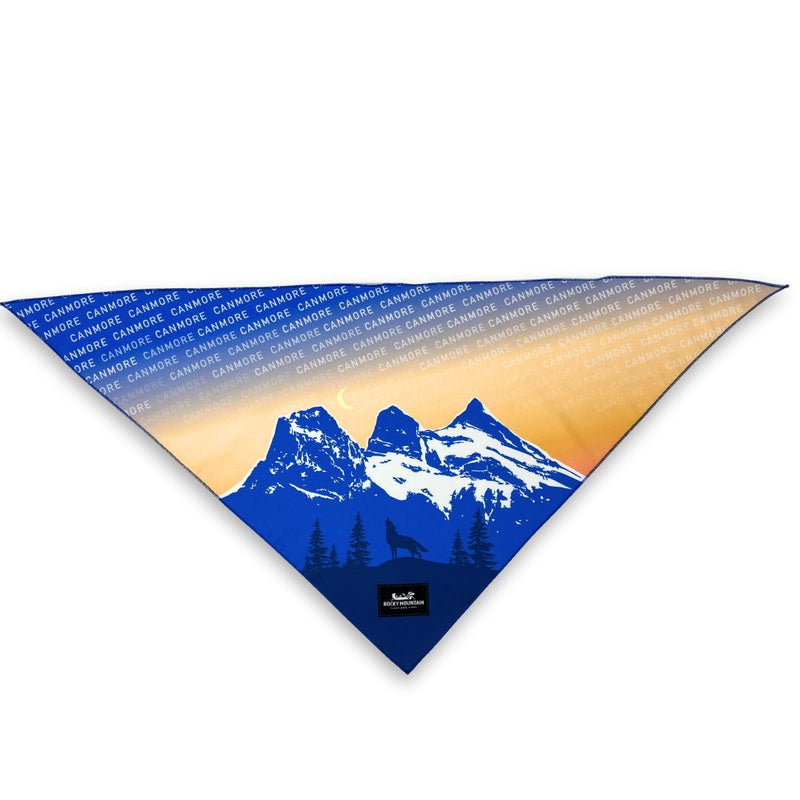 Load image into Gallery viewer, Canmore Three Sisters Bandana - Rocky Mountain Dog
