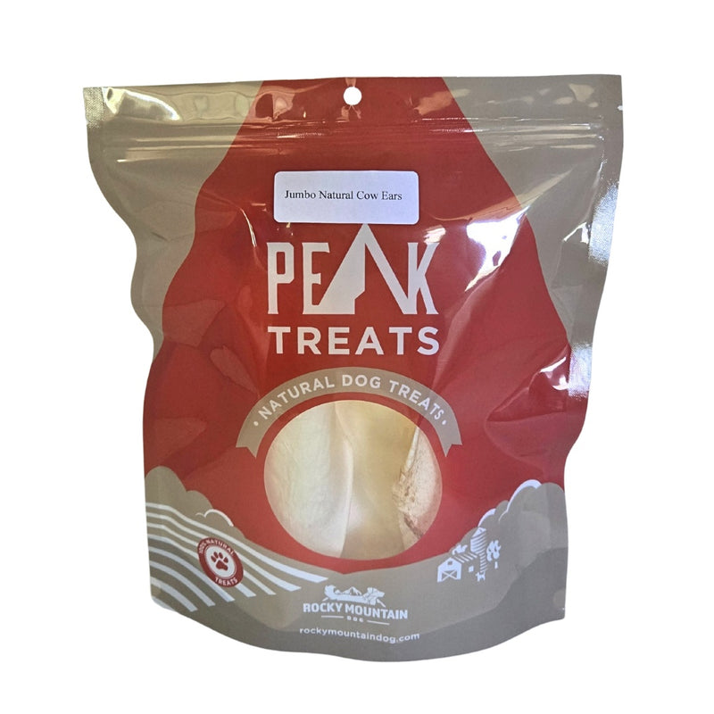 Load image into Gallery viewer, RMD Peak Treats - Jumbo Natural Cow Ears
