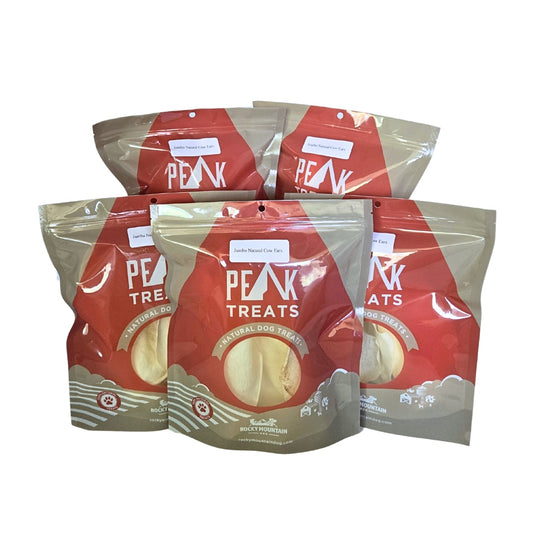RMD Peak Treats - Jumbo Natural Cow Ears