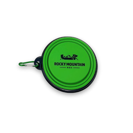 Collapsible Silicone Dog Bowl - Rocky Mountain Dog