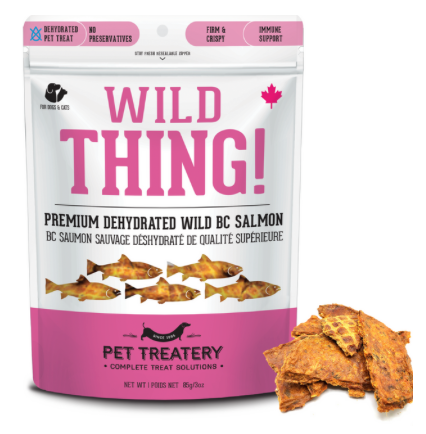 Wild Thing - Premium Dehydrated Wild Salmon Treat For Dogs 85g - Rocky Mountain Dog